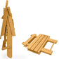 Outdoor Armchair and Outdoor and Garden Table Set - Wood - Alana