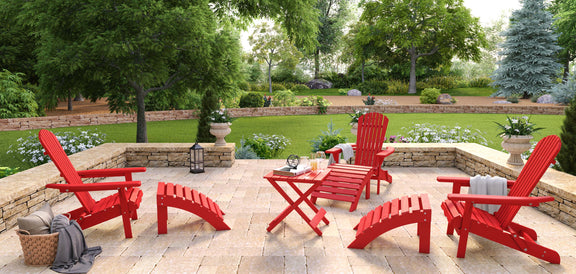 Wooden Footstool for Garden Chair - Alana - gallery 4