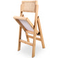 Folding Wooden Rattan Dining Chair - Umbra