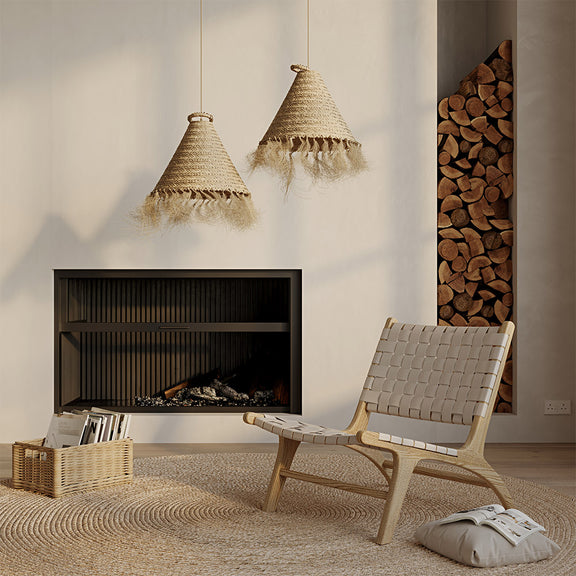 Pendant Lamp Shade; Boho Bali Style - Pitse - gallery 8