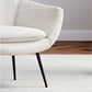 Armchair with Armrests - Upholstered in Boucle Fabric - Eila - gallery 8