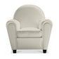 Fauteuil avec Accoudoirs - Revêtu de Similicuir - Club