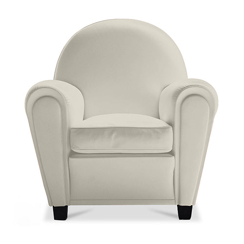 Fauteuil avec Accoudoirs - Revêtu de Similicuir - Club