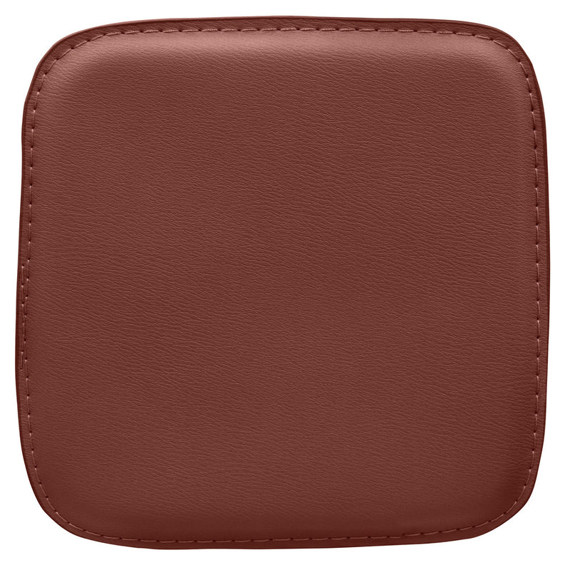 Coussin magnétisé pour tabouret carré - simili cuir - Stylix