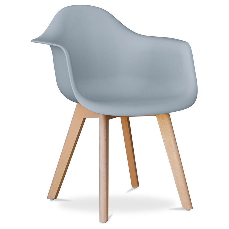 Dining Chair with Armrests - Scandinavian Style - Dominic