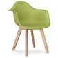 Dining chair with armrests - Scandinavian style - Dominic