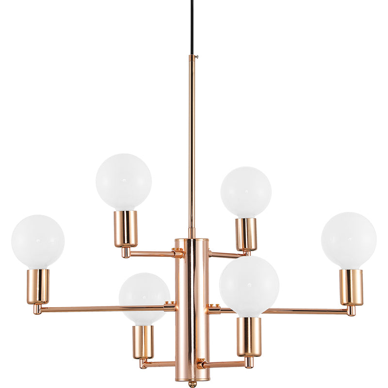 Lampe de plafond dorée - Lampe suspendue chandelier - Kande