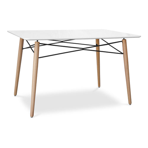 Table rectangulaire pour salle à manger - Design scandinave - Bois - Deswick