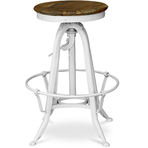 Tabouret Rond - Design Vintage - Industriel - Uri