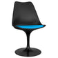 Chaise de salle à manger - Chaise pivotante noire - Tulip