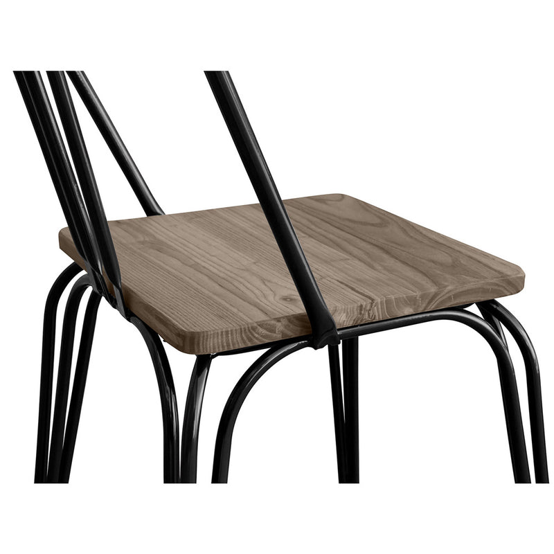 Dining Chair - Industrial Design - Wood and Metal - Lillor - gallery 9