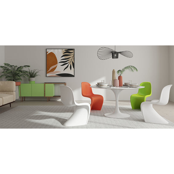Dining Table Round - 110cm - Marble - Tulip - gallery 6
