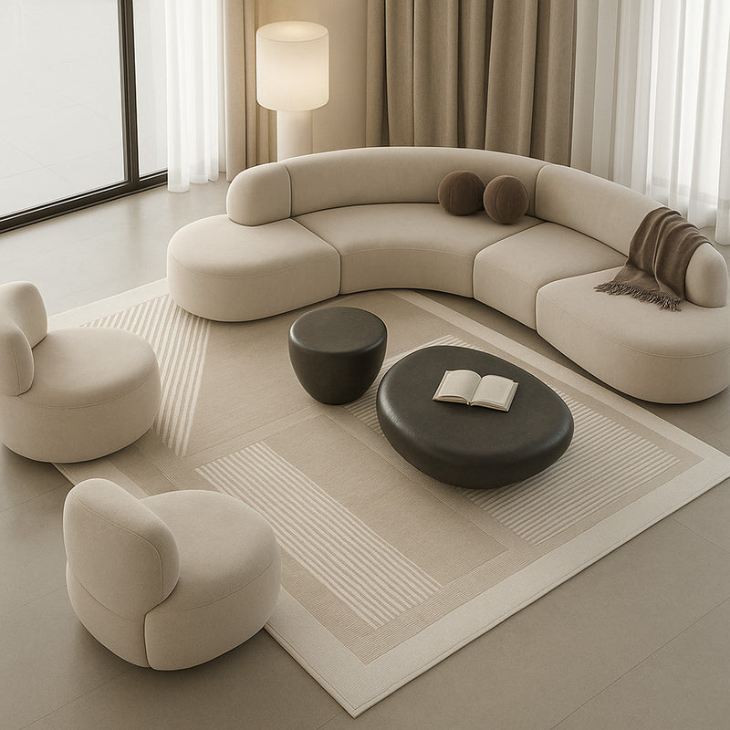 Rug Large Contemporary Modern Design - Beige (290x200 cm) - Terna - gallery 2