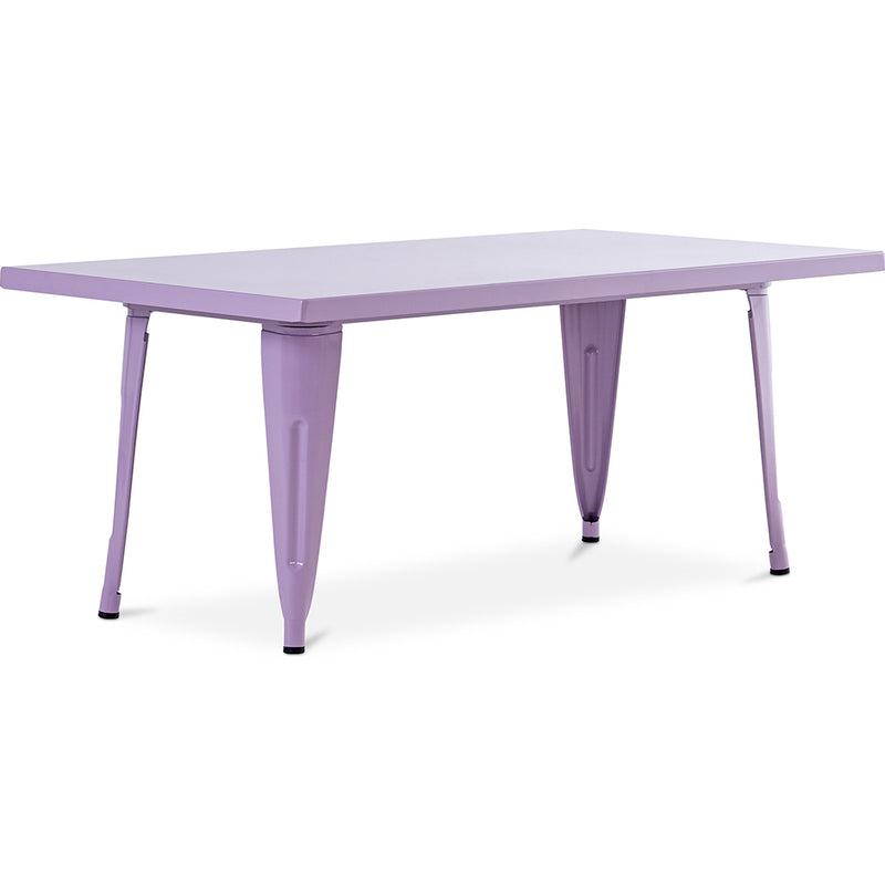 Table rectangulaire pour enfants – design industriel – 120 cm – Stylix