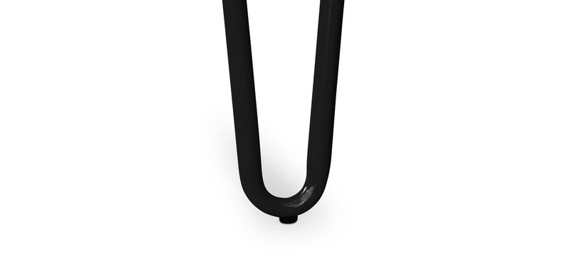 Sgabello Hairpin - 43cm - Legno scuro e metallo
