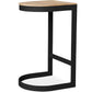 Industrial stool in metal and wood 60cm - Lia