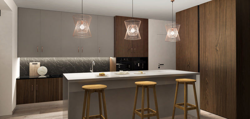 Plafonnier rétro - Suspension design - Lia