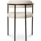 Silla de comedor tapizada - Bouclé blanco - Garne