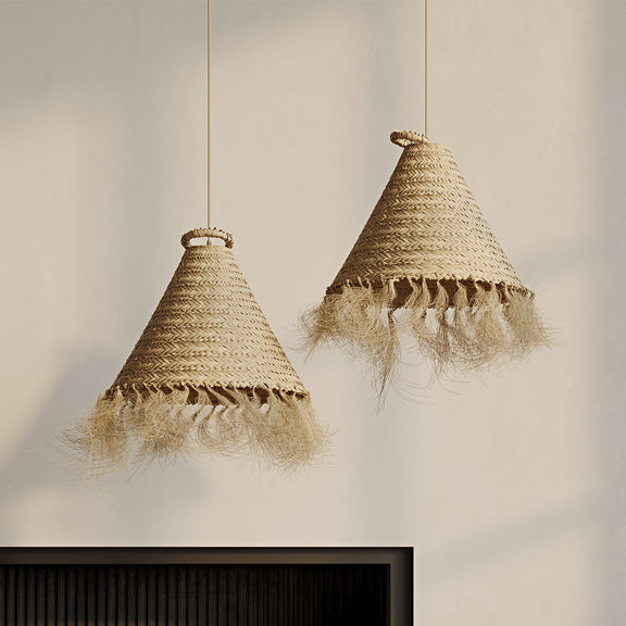 Pendant Lamp Shade; Boho Bali Style - Pitse - gallery 7