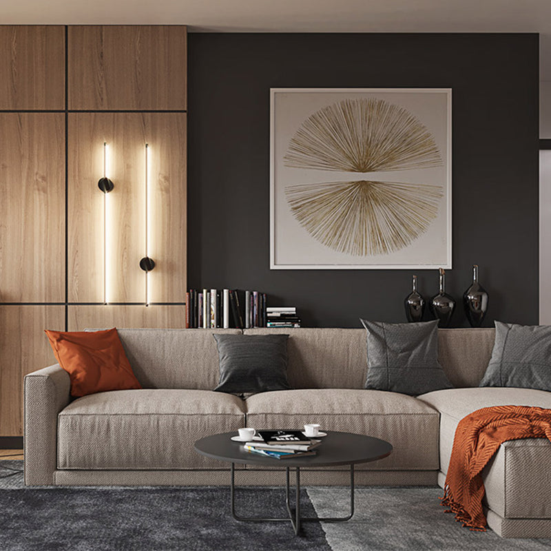Aluminum stick wall light in modern design; 100cm - Hernel - gallery 4