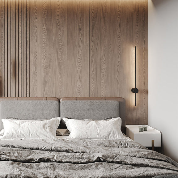 Aluminum stick wall light in modern design, 80cm - Hernel - gallery 4