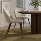 Dining Chair - Upholstered in Bouclé Fabric - Scandinavian - Evelyne