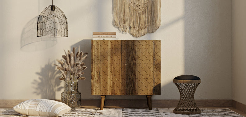 Almofada quadrada de fio reciclado ao estilo Boho Bali, capa + enchimento - Christina