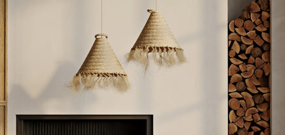 Esparto Ceiling Lamp - Boho Bali Design Hanging Lamp - Pitse - gallery 10