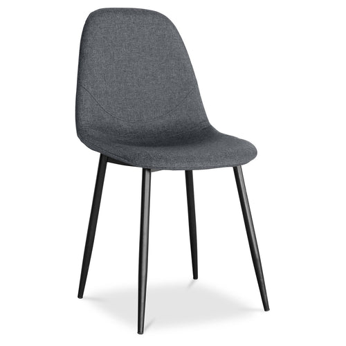 Dining chair - Upholstered with fabric - Faby