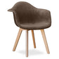 Dining chair with armrests - Upholstered in velvet - Dawick