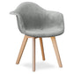 Dining chair with armrests - Upholstered in velvet - Dawick