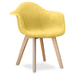 Dining chair with armrests - Upholstered in velvet - Dawick