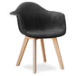 Dining chair with armrests - Upholstered in velvet - Dawick