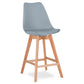Scandinavian style stool - wooden legs - Denisse