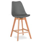 Scandinavian style stool - wooden legs - Denisse