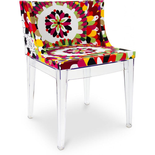 Dining chair - Transparent - Design with armrests - Miss Style
