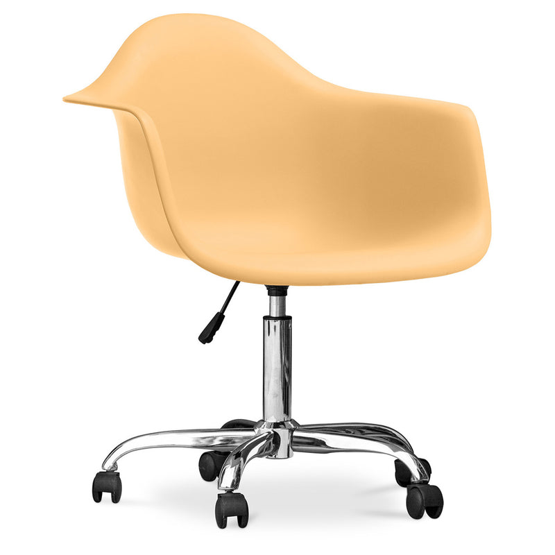 Sedia da ufficio Weston stile scandinavo design premium con ruote