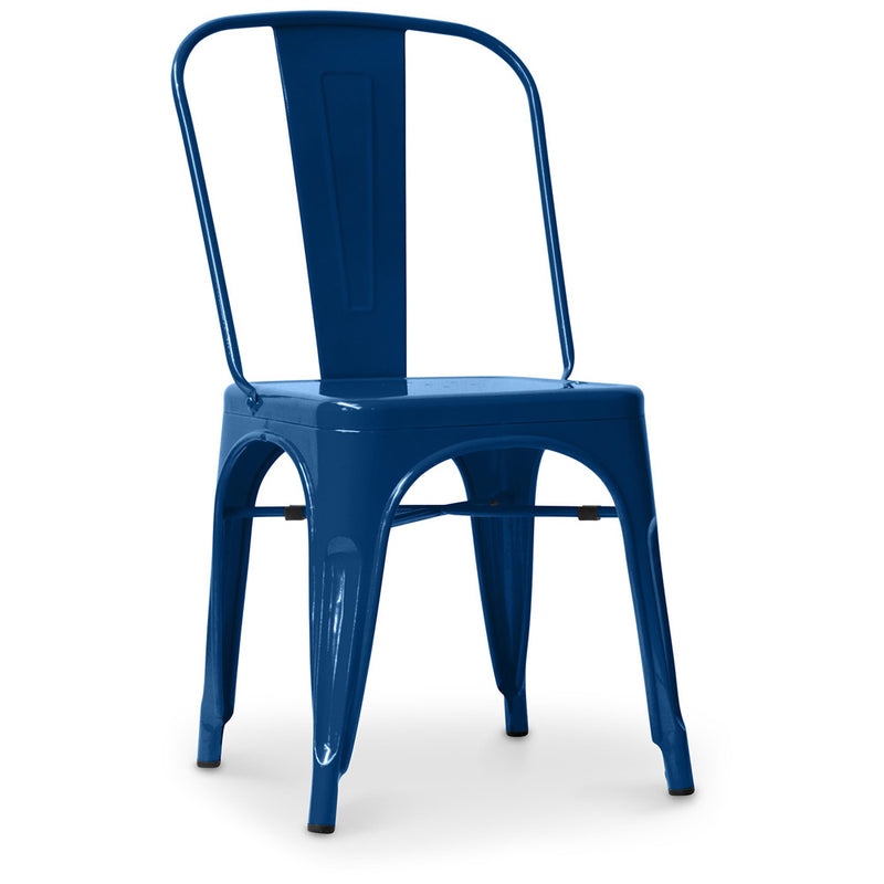 Stål spisestol - Industrielt design - Ny udgave - Stylix
