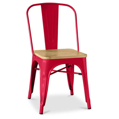 Dining chair - Industrial design - Wood and steel - Stylix