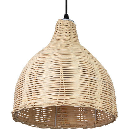 Lampe de plafond en bambou - Lampe suspendue de stile Boho Bali - Baro