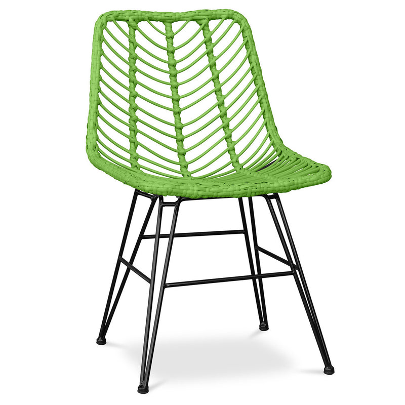 Synthetic wicker dining chair - Mia