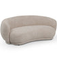 Curved Contemporary Style Design Sofa Upholstered in Chenille - 3 Seater - Curvy - gallery 6