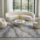 Large Rug with Modern Design Marble Effect – (290x200 cm) – Arezzo - gallery 1