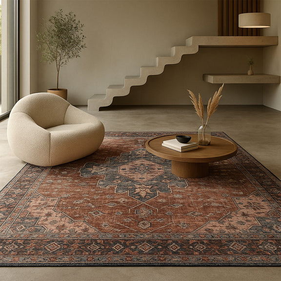 Vintage Oriental Carpet - (290x200 cm) - Solera - gallery 1