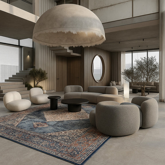 Vintage Oriental Carpet - (290x200 cm) - Arianell - gallery 1