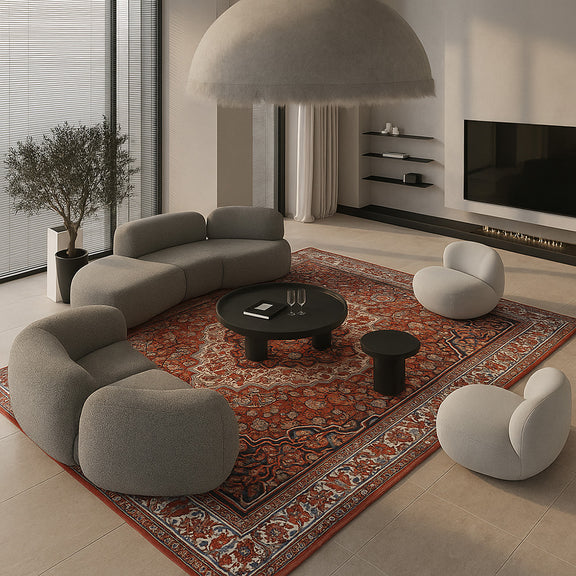 Vintage Oriental Carpet - (290x200 cm) - Clarion - gallery 1