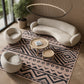 Vintage Geometric Tribal Rug – (290x200 cm) – Cinder - gallery 1