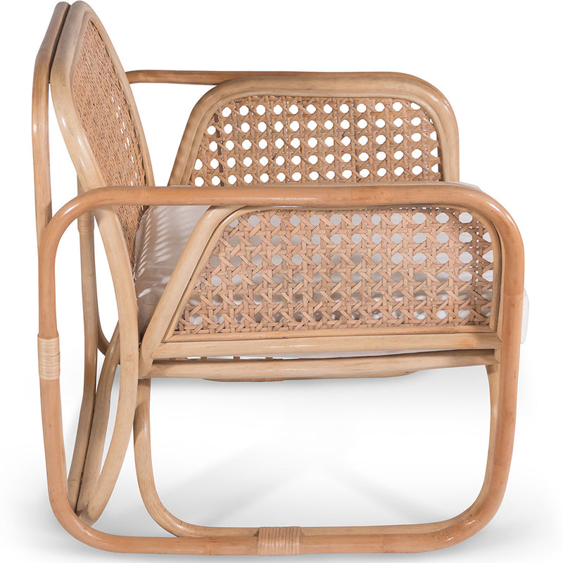 Rattan Lounge Chair - Design Chair - Boho Bali - Qawa