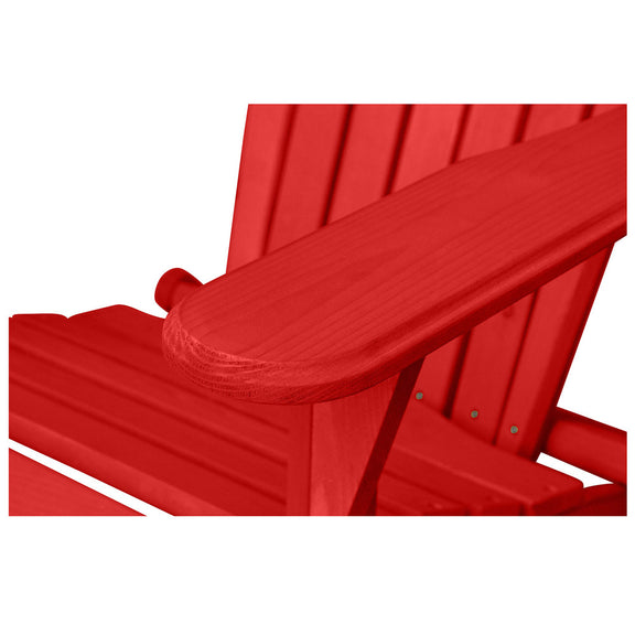 Wooden Outdoor Chair with Armrests - Adirondack Garden Chair - Adirondack - gallery 12