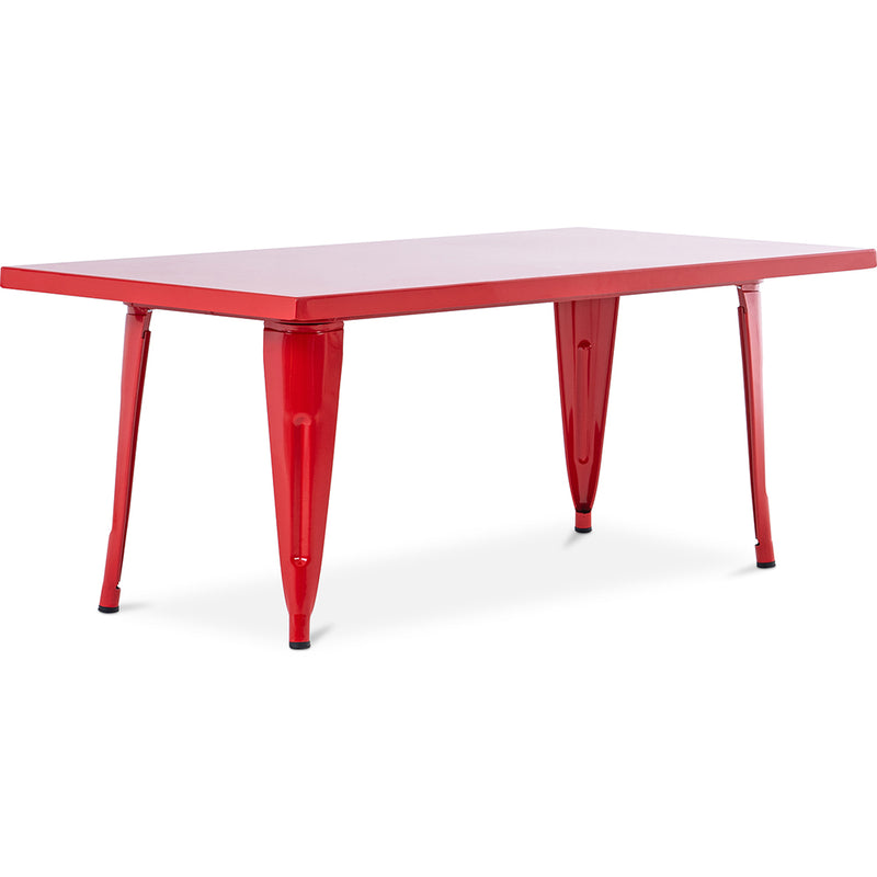 Table rectangulaire pour enfants – design industriel – 120 cm – Stylix